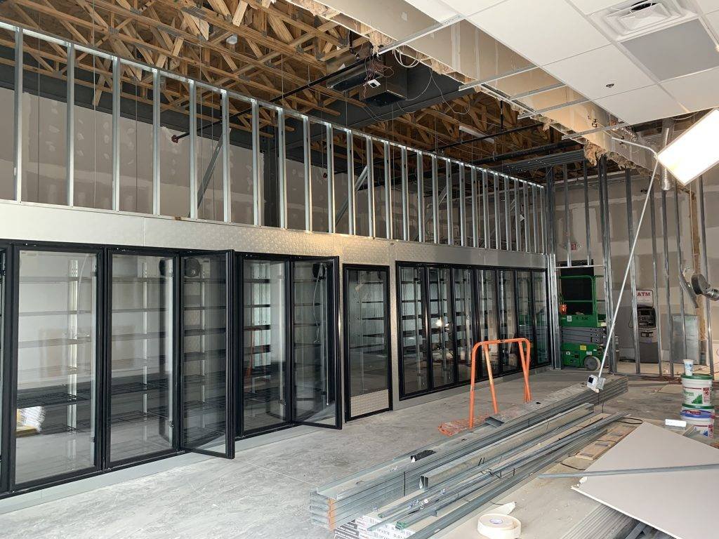 Wine Cellar Cooler Under Construction