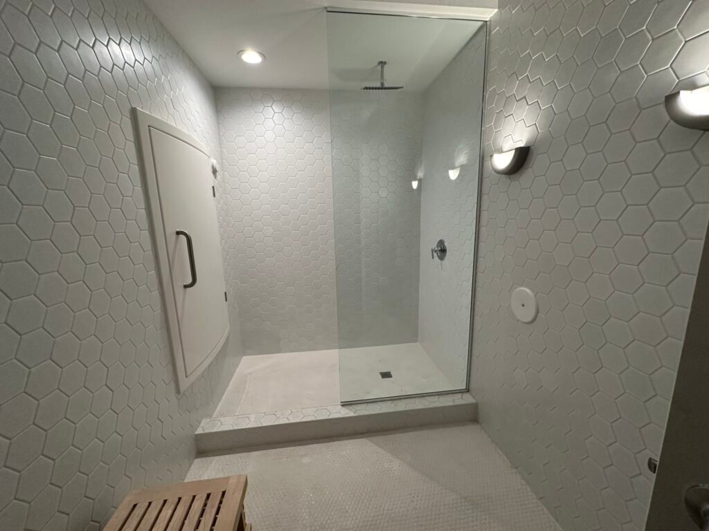 Suite shower