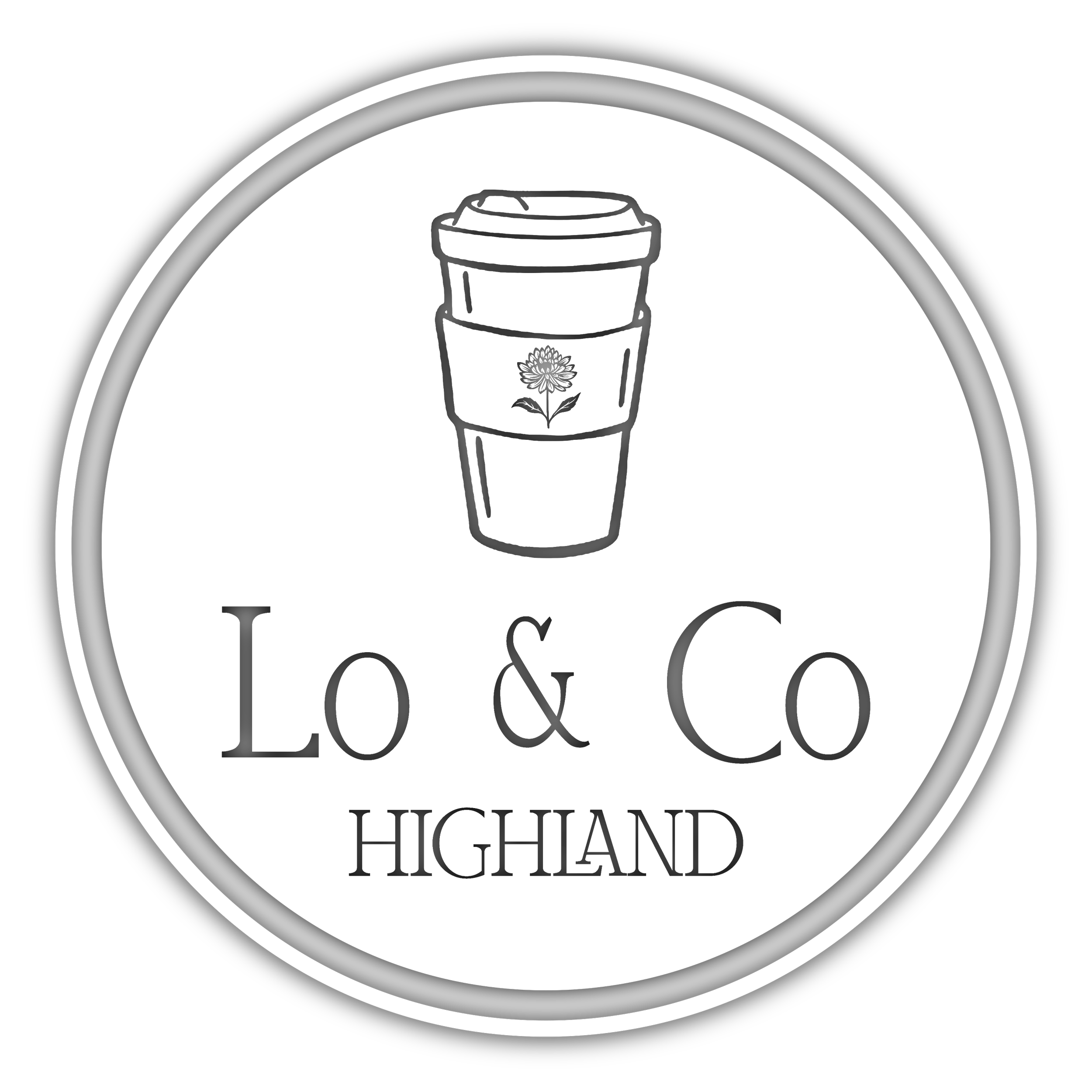 Lo&Co Highland bakery logo